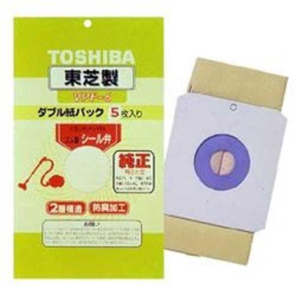 ���Ł@TOSHIBA�@�|���@�p���p�b�N (5����) �h�L���H �V�[���ٕt���_�u�����p�b�N�@VPF-6
