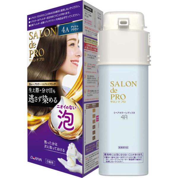 ダリヤ サロンドプロ 泡のヘアカラー・エクストラリッチ(白髪用) 4A