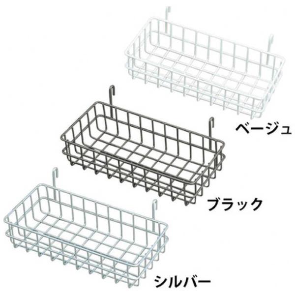 他サイト： アイリスオーヤマ　IRIS OHYAMA　メッシュパネル バスケット 小 ブラック　MPABSBKの商品画像