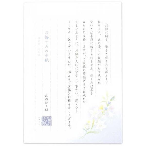 エヌビー社　伝える気持ち B5便箋 お悔やみ　5300208