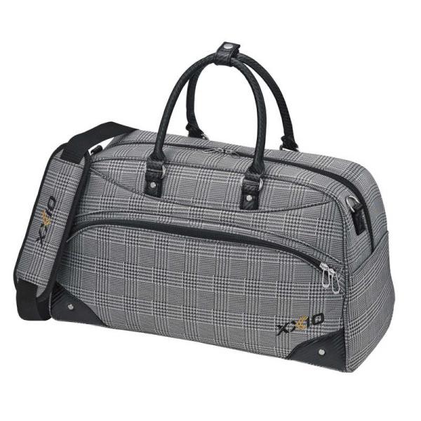 【ゼクシオ】XXIO 新品未使用 ゴルフ　ボストンバック ショルダー付き ダンロップ(ゼクシオ) ゴルフ用品 ボストンバッグ グレンチェック