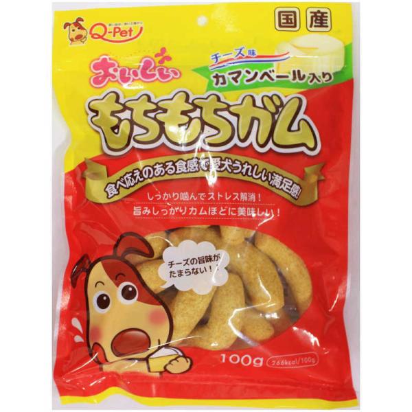 九州ペット おいしいもちもちガム チーズ味カマンベール入り 100g