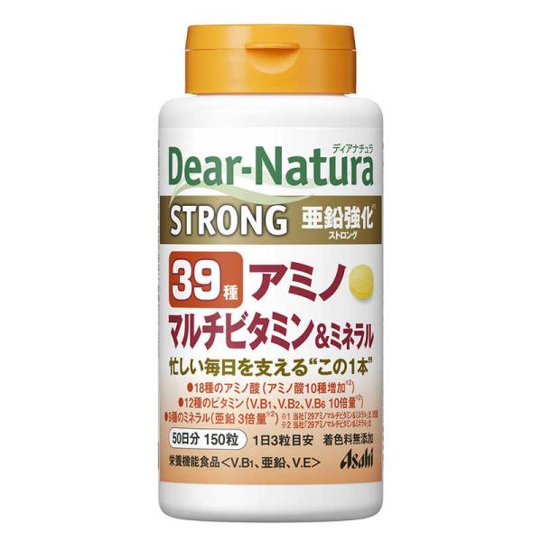 他サイト： アサヒグループ食品　Dear-Natura（ディアナチュラ） ストロング 39種アミノマルチビタミン＆ミネラル（150粒） 栄養補助食品 　の商品画像