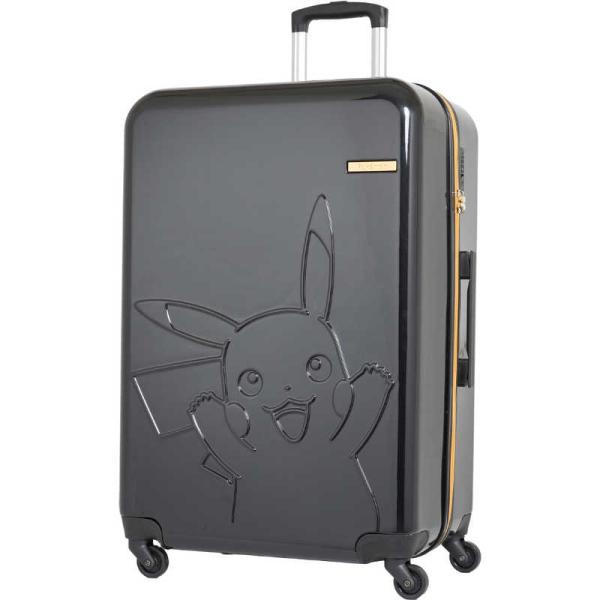 ポケモン　Pokemon ピカチュウ スーツケース Lサイズ 宿泊目安：1週間以上 [TSAロック搭載 / 95L] ブラック　PK-0864-69-BK