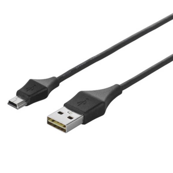 BUFFALO�@�ǂ�����USB2.0�P�[�u�� A to miniB 1m �u���b�N�@BCUAMND210BK