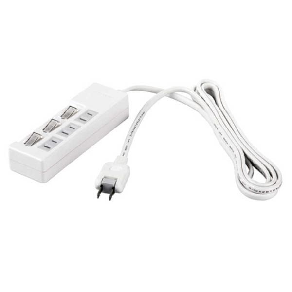 BUFFALO�@2�s�����d���^�b�v 3�� �ʃX�C�b�` 3m�@BCTAPSW2330WH �z���C�g