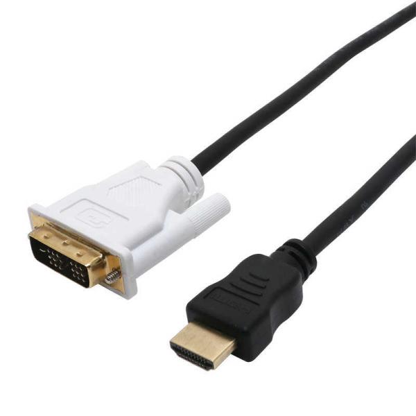 �i�J�o���V�@�f���ϊ��P�[�u���uHDMI �I�X �� DVI-D �I�X�v�u���b�N 1.5m [HDMI��DVI /1.5m]�@VDH-15/BK