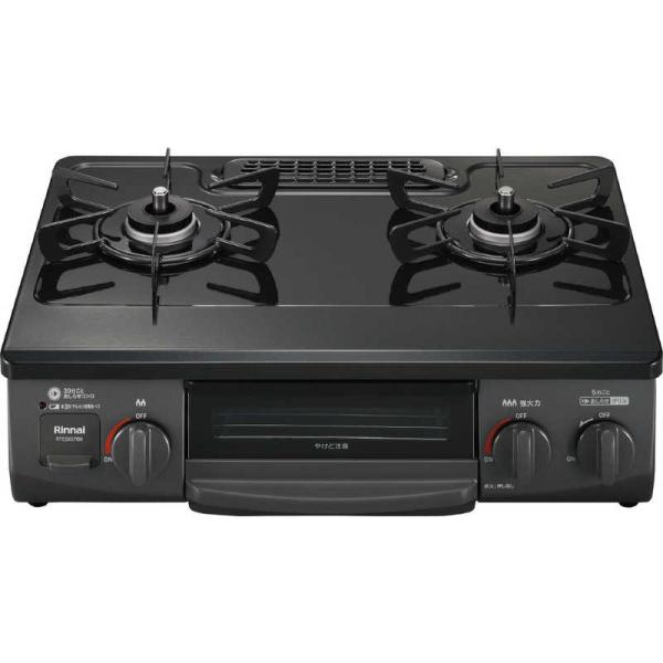 リンナイ　Rinnai　コンパクト56cmシリーズ ［約56cm(コンパクトタイプ) /プロパンガス /右強火］　RTE565PBKR y-kojima_4951309348842