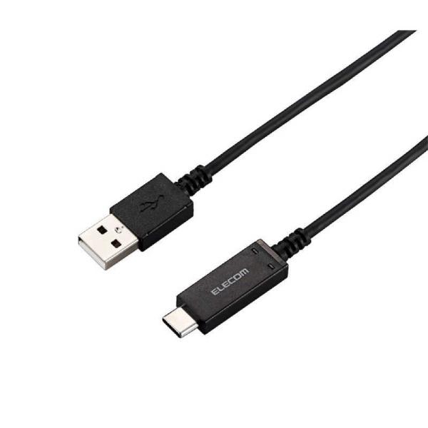 GR@ELECOM@1.8m USB-C  USB-A 2.0P[u [dE]@MPA-AC18SNBK ubN
