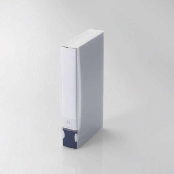 エレコム CCD-FB48BU Blu-ray／DVD／CD用ディスクファイル 48枚収納 ブルー