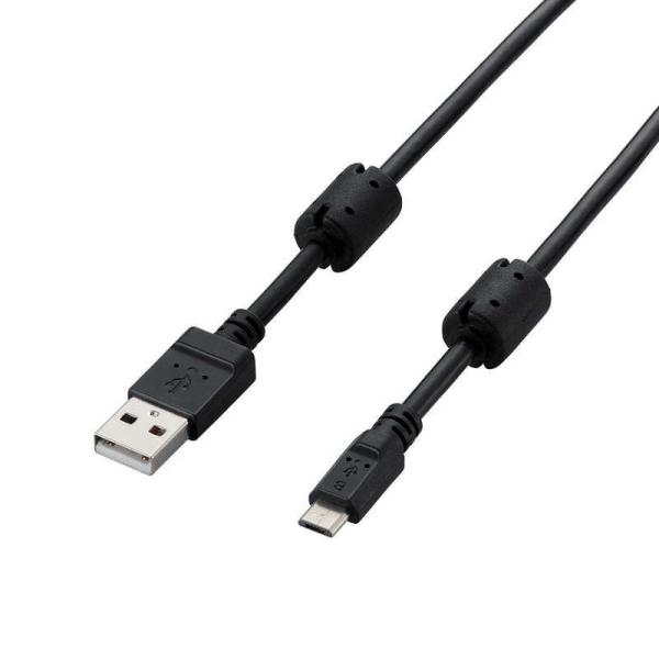 GR@ELECOM@1.2muUSB-A  USB microBv2.0P[u [dE]@U2C-AMBF2U12BK