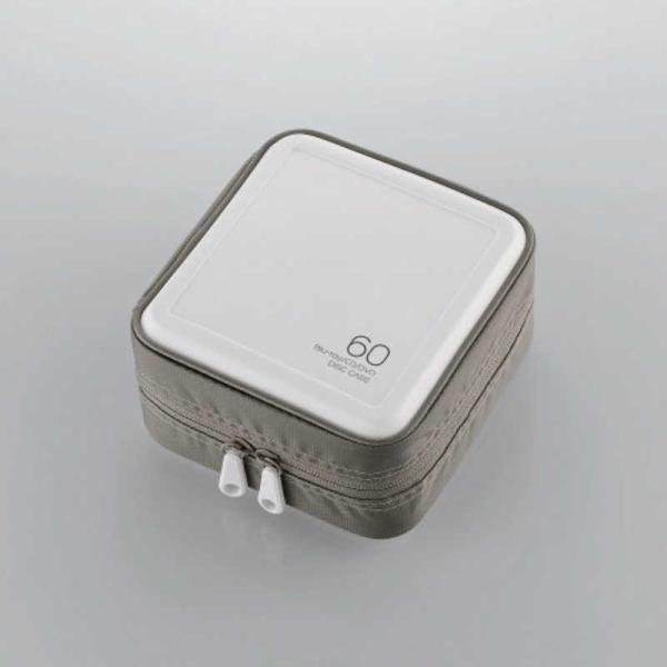 GR@ELECOM@60[ Blu-rayECDEDVDΉt@Xi[P[X(zCg)@CCD-HB60WH