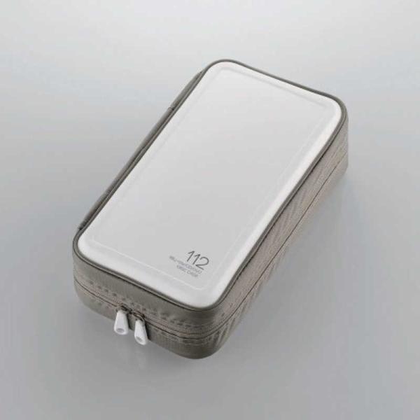 GR@ELECOM@112[ Blu-rayECDEDVDΉt@Xi[P[X(zCg)@CCD-HB112WH
