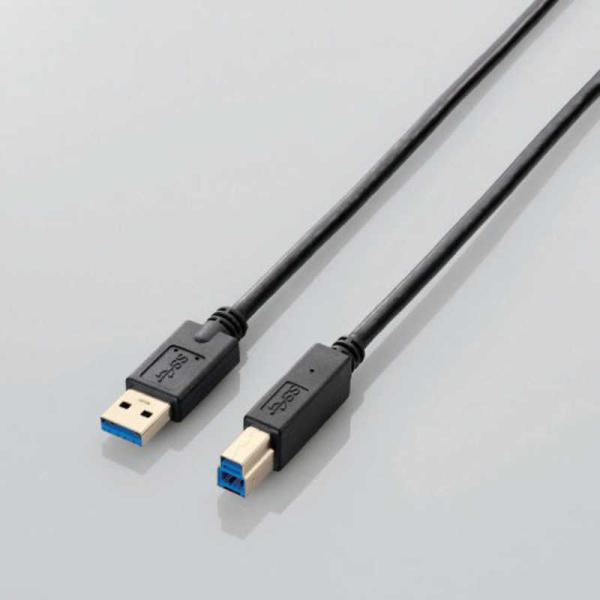 �G���R���@ELECOM�@USB3.0�P�[�u�� 1.0m�@USB3-AB10BK