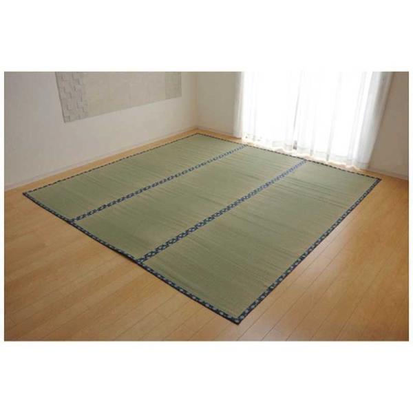 イケヒコ　ラグ い草 双目織 「ほほえみ」(382×382cm/ナチュラル) イケヒコ ラグ い草 双目織 「ほほえみ」(382×382cm/ナチュラル