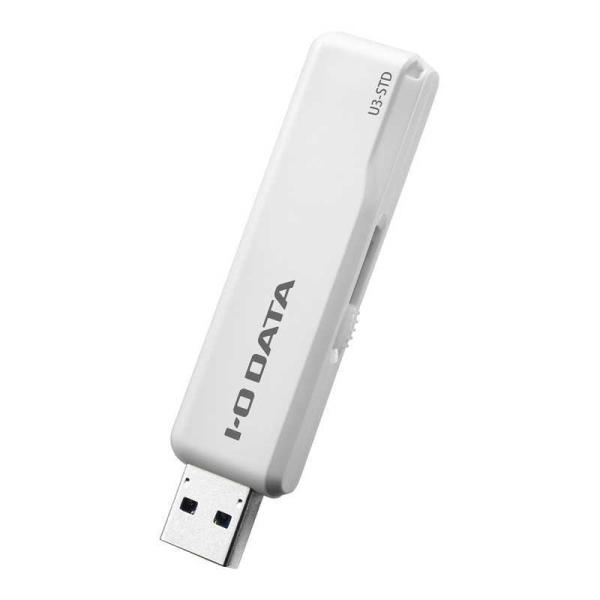 IO�f�[�^�@USB�������[[128GB/USB3.1/�X���C�h��]�@U3-STD128GR/W �z���C�g