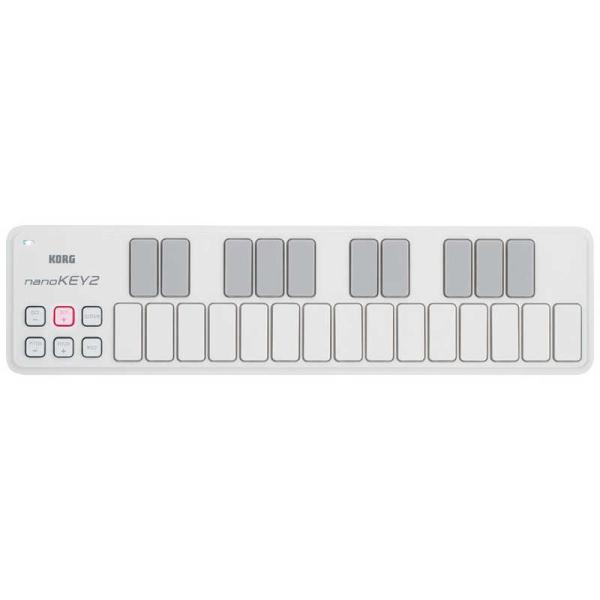 他サイト： コルグ　KORG　〔USB MIDIコントローラー〕 nanoKEY2 ホワイト　NANOKEY2WHの商品画像