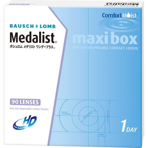 他サイト： ボシュロム　(度あり/-5.50) メダリストワンデープラス 90枚入 (BC8.6/PWR-5.50/DIA14.2) 　の商品画像
