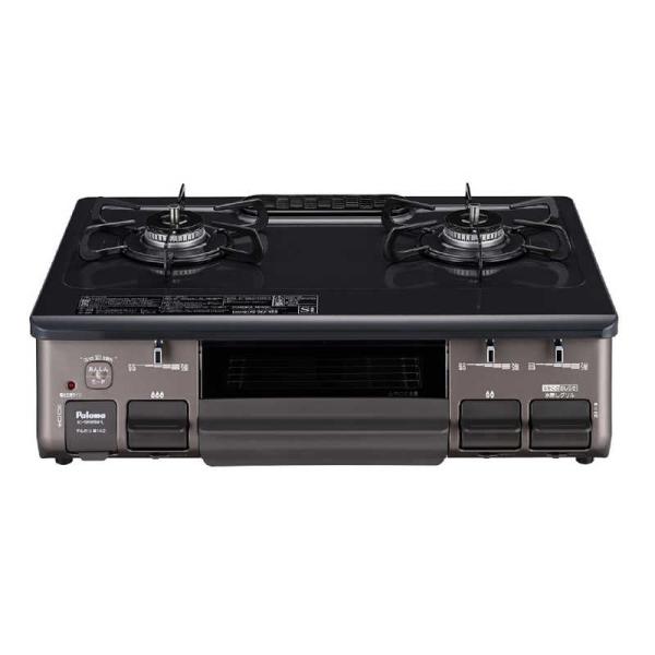 パロマ　ガステーブル コンロ グレー [約60cm/プロパンガス/左強火]　ICS89BMLLP パロマ（Paloma） ガステーブル コンロ グレー [約60cm/プロパンガス