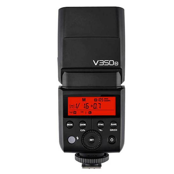 GODOX�@�N���b�v�I���t���b�V�� V350N �j�R���p�@GX�EV350N