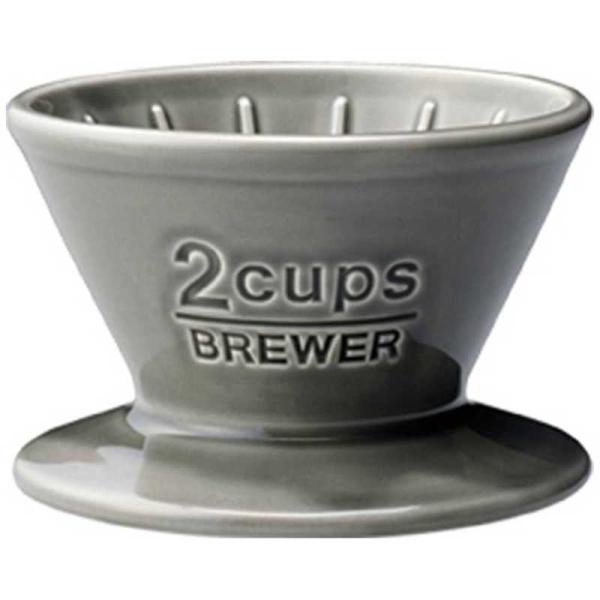 KINTO�@SLOW COFFEE STYLE �u�����[���[ 2cups �O���[�@SCS02BR27630