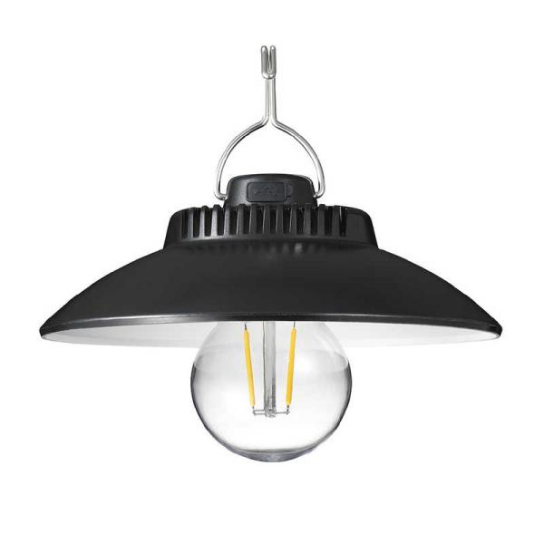 ヤザワ　LED吊り下げライト電球色 USB(Type-C)充電 ［LED / 充電式 / 防水対応］　LA4S1804BK