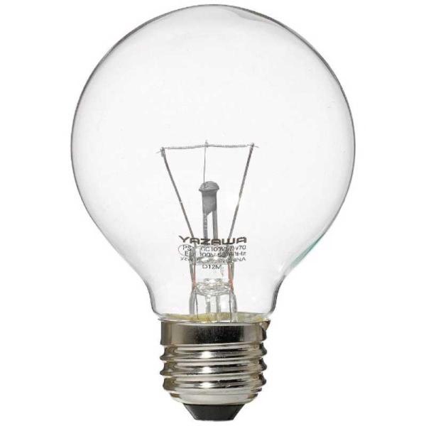 ヤザワコーポレーション ボール電球60W形 GC100V57W70 [クリア] (電球