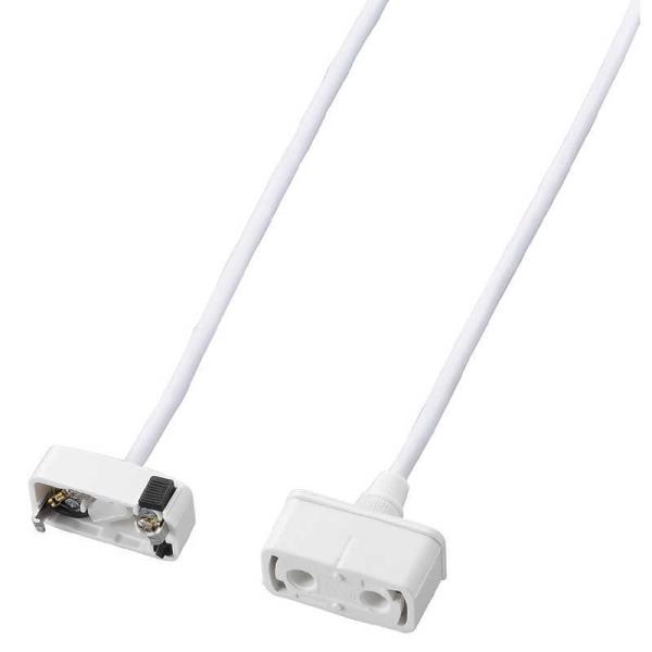 他サイト： ヤザワ　シーリング延長コード1.0mホワイト ICL510WH　ICL510WHの商品画像