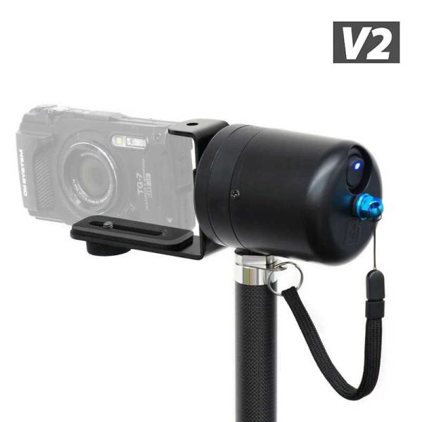 ルミカ　ハイアングル撮影用一脚［Bi Rod(ビーアイロッド) ］用無線式電動雲台(デンウン)V2 Bi Rod　G80296