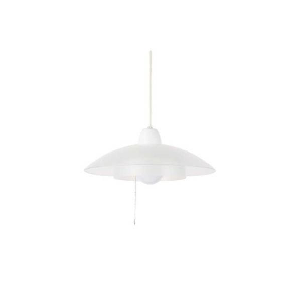 スワン電器 LED照明 ペンダントライト ホワイト×クリア PE-313CL