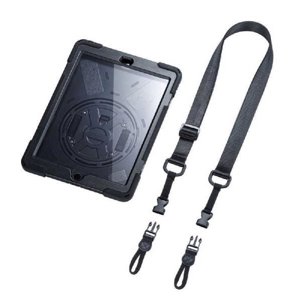 �T�����T�v���C�@10.2�C���` iPad(��7����)�p �O�ʕی�t�B���^�[�t�ϏՌ��P�[�X�@PDA-IPAD1620BK