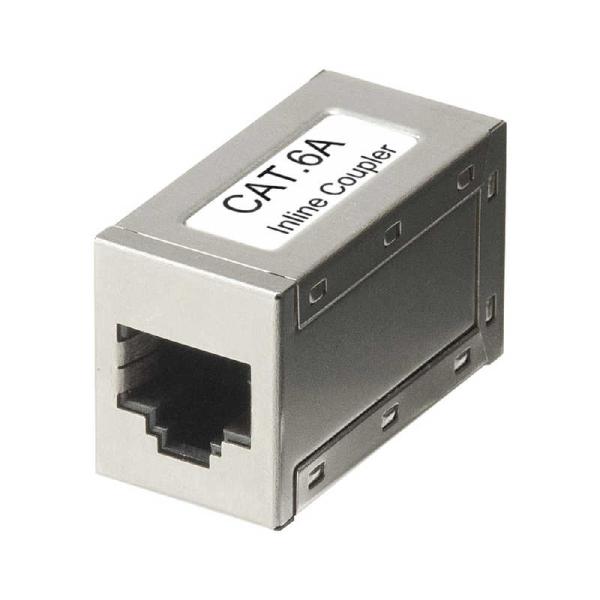 他サイト： サンワサプライ　RJ-45中継アダプタ(カテゴリ6A STP)　ADT-EX-6ASTPの商品画像