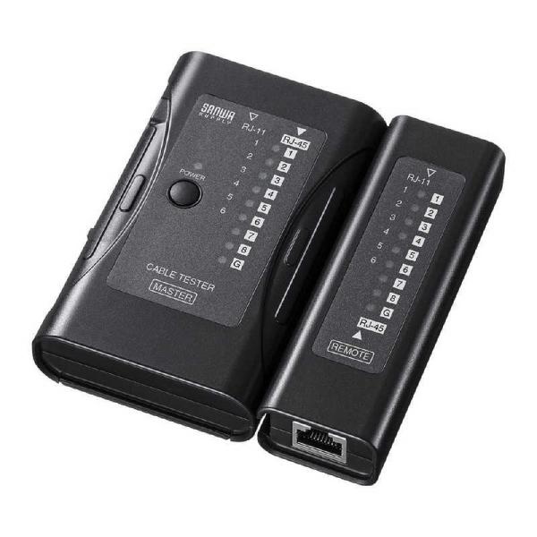 他サイト： サンワサプライ　LANケーブルテスター　LANケーブルテスター LAN-TST6の商品画像