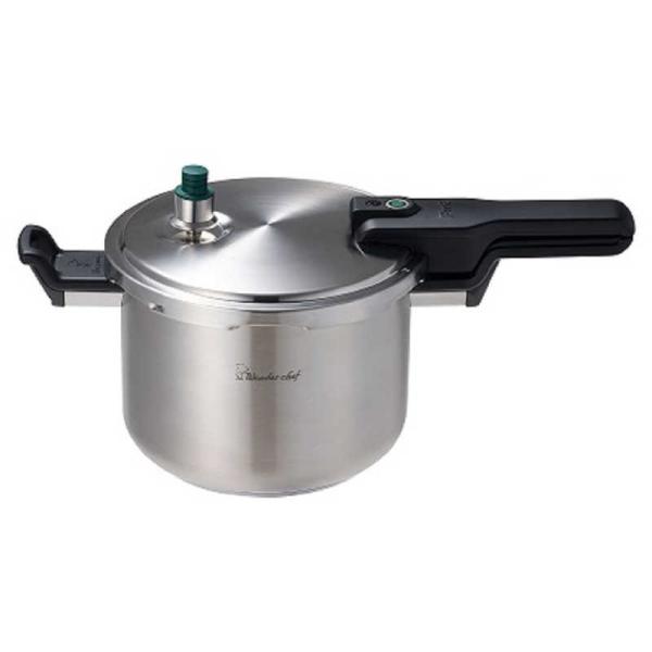 ワンダーシェフ Pro2 片手圧力鍋 6L シルバー 640994 : コジマYahoo!店