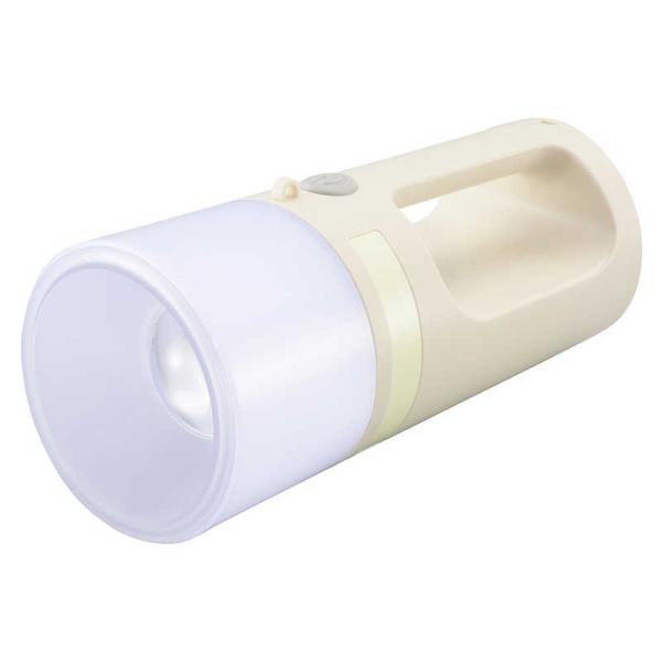 オーム電機　LEDトーチライト＆ランタン450ルーメン ［LED /単2乾電池×4 /防水対応］　LP-450AU-W