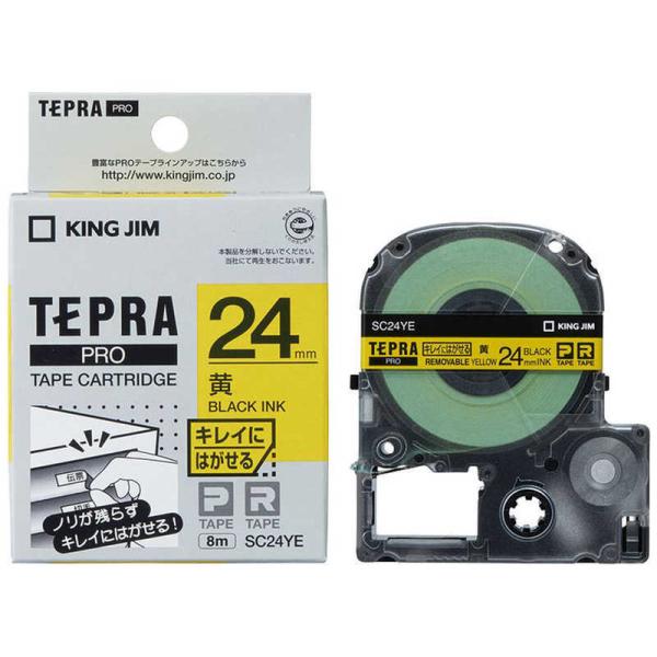 �L���O�W���@�e�v�� �L���C�ɂ͂����郉�x���e�[�v(�����x��/������/24mm��)�@SC24YE