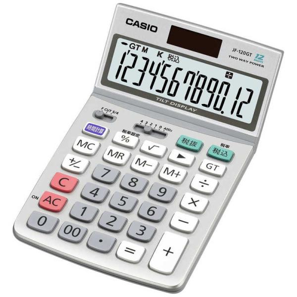 他サイト： カシオ　CASIO　特大表示電卓　JF-120GTの商品画像