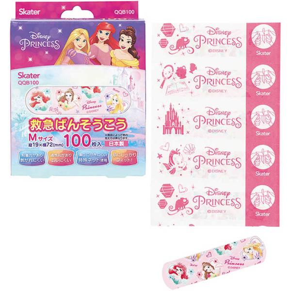 他サイト： スケーター　救急ばんそうこう Mサイズ 100枚入 プリンセス　の商品画像