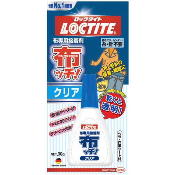 他サイト： ヘンケルジャパン　布専用接着剤 布ッチ！ クリア 30g　ヌノセンヨウセッチャクザイヌノッチ!の商品画像