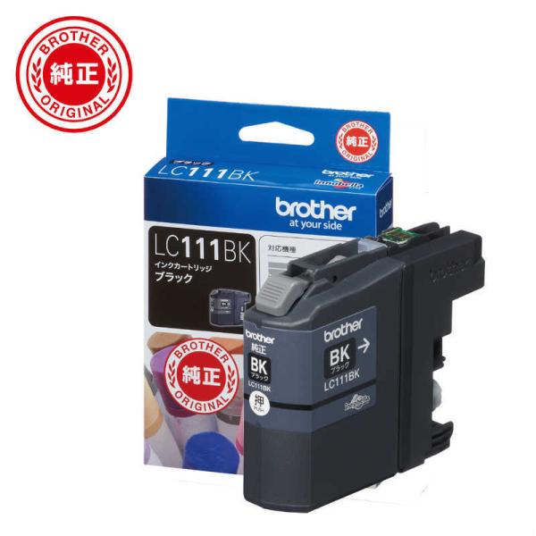 他サイト： ブラザー　brother　「純正】インクカートリッジ ブラック[対応型番:DCP-J957N、DCP-J557N 他]　LC111-BKの商品画像