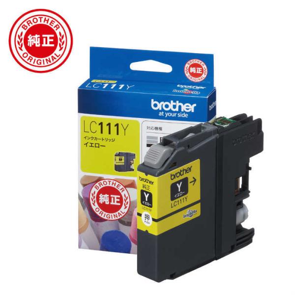 他サイト： ブラザー　brother　「純正】インクカートリッジ イエロー[対応型番:DCP-J957N、DCP-J557N 他]　LC111-Yの商品画像