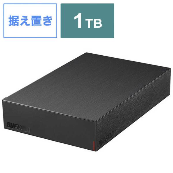 BUFFALO@OtHDD USB-Aڑ erEp\RΉ ubN [1TB /u^]@HD-LE1U3-BB