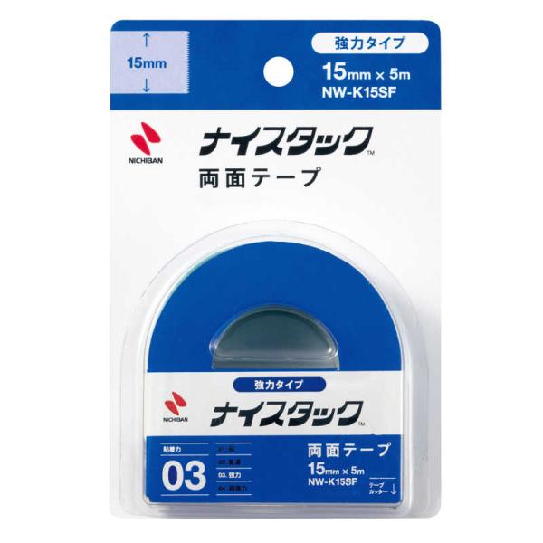 他サイト： ニチバン　ナイスタック(強力タイプ) 15×5　NW-K15SFの商品画像