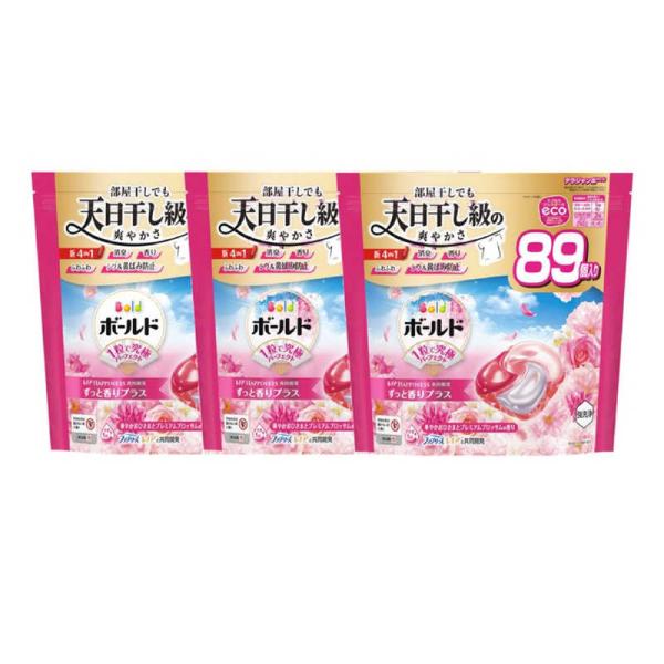 バラ売り可　92個x8袋　ボールドジェルボール　華やかプレミアムブロッサムの香り Amazon | Procter & Gamble P&G ボールド ジェルボール 4D