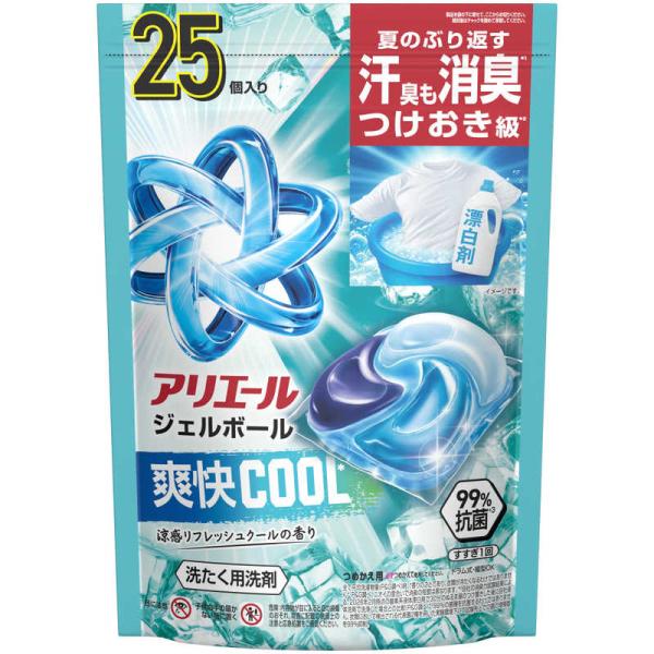 P＆G　アリエールジェルボール爽快クール つめかえハイパージャンボサイズ　ARGBソウカイクルHJ