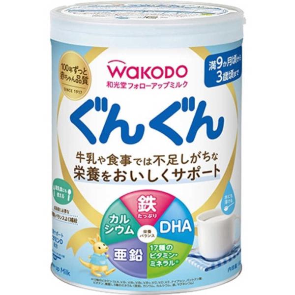 他サイト： アサヒグループ食品　和光堂 フォローアップミルク ぐんぐん 830g　の商品画像