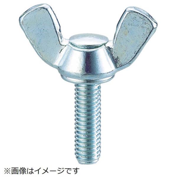 他サイト： トラスコ中山　蝶ボルト ユニクロム サイズM5X20 25個入　B390520の商品画像