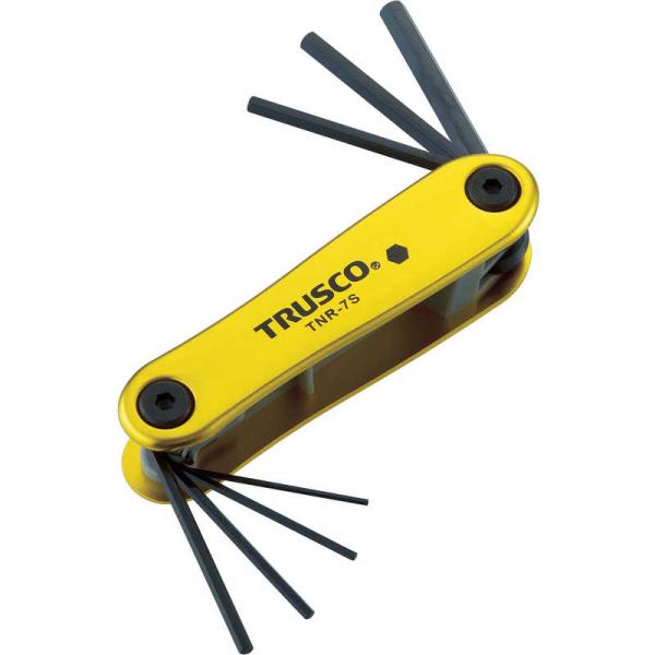 他サイト： トラスコ中山　六角棒レンチセット ナイフ式　TNR7S (1個7本)の商品画像