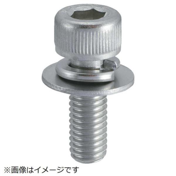 他サイト： トラスコ中山　六角穴付組込ボルト ステンレスP-3 サイズM6×15 11本入　B0780615の商品画像
