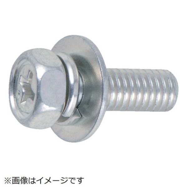 他サイト： トラスコ中山　組込ボルト アブセットP-3 三価白 サイズM8X15 10本入　B7680815の商品画像